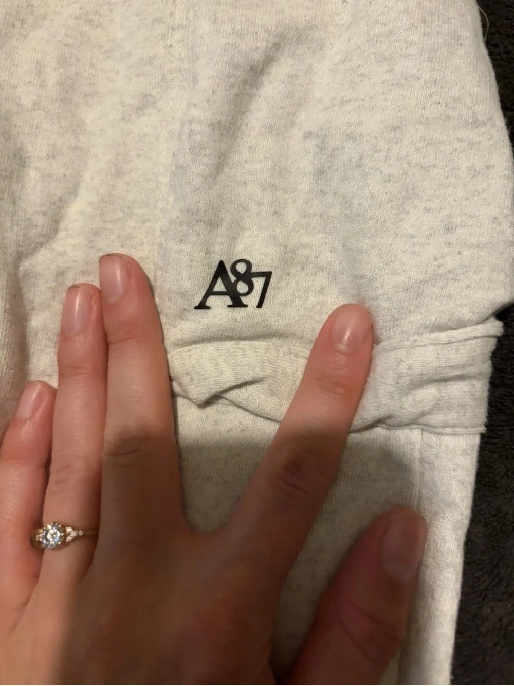 Aeropostale Light Gray Kids Cargo Sweatpants